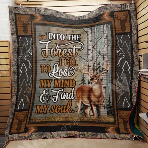 Deer Hunting Quilt Blanket Bedding Set for Home Décor