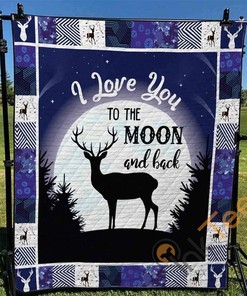 Deer Quilt Blanket Bedding Set