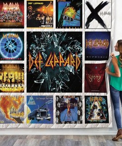 Def Leppard Albums Quilt Blanket Bedding Set for Home Décor