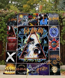 Def Leppard Quilt Blanket Bedding Set