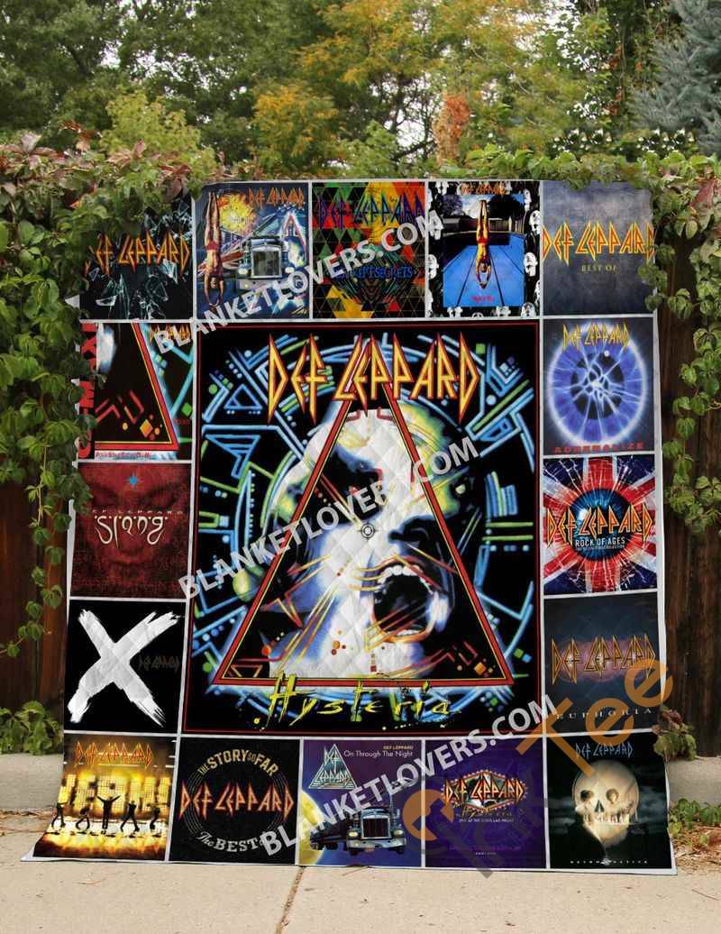 Def Leppard Quilt Blanket Bedding Set