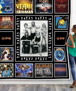 Def Leppard Quilt Blanket Bedding Set New Arival