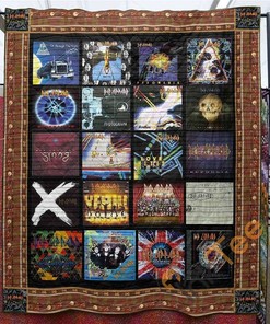 Def Leppard Quilt Blanket Bedding Set With Pilliwcases Option