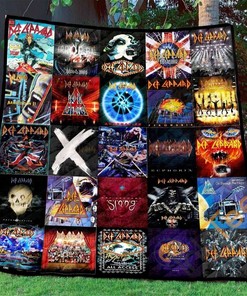 Def Leppard Quilt Blanket Bedding Set With Pillowcase Option