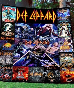Def Leppard Quilt Blanket Bedding Set With Pillowcases Option
