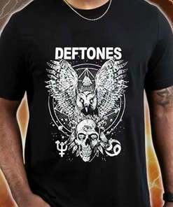 Deftones Owl And Skull Alternative Metal T-Shirt