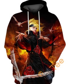 Deidara Naruto Hoodie 3D