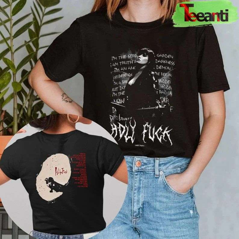 Demi Lovato Holy Fvck 2022 Tour Double Sided T-Shirt