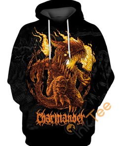 Demonic Charmander Hoodie 3D
