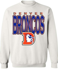 Denver Broncos 1970'S Vintage Nfl Crewneck Sweatshirt