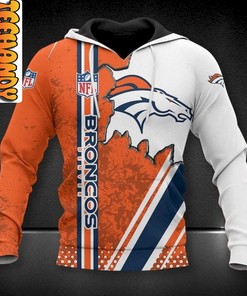Denver Broncos 3D Football NFL Hoodie – Luxury & Sports Store