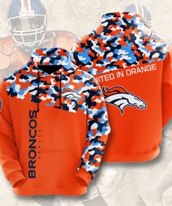 Denver Broncos Custom All Over Print Hoodie 3D 2