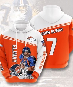 Denver Broncos Custom All Over Print Hoodie 3D 4