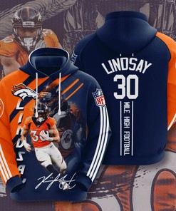 Denver Broncos Custom All Over Print Hoodie 3D 8