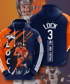 Denver Broncos Custom Sport All Over Print Hoodie 3D