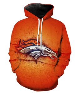 Denver Broncos Football Logo Broncos Hoodie 3D