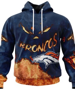Denver Broncos Hoodie 3D Devil Eyes Gift for Fans