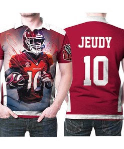Denver Broncos Jerry Jeudy 10 Legend Player Nfl American Football Team 3d Designed Allover Gift For Broncos Fans Jerry Jeudy Lovers Polo Shirt
