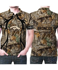 Denver Broncos Nfl America Football Team Logo Leaves Gift For Denver Broncos Fans America Football Lovers Polo Shirt All Over Print Shirt 3d T-shirt