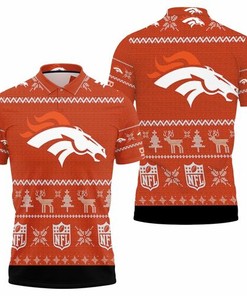Denver Broncos Nfl Ugly Sweatshirt Christmas 3D All Over Print Polo Shirt