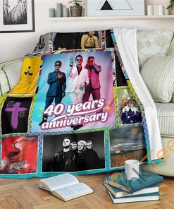 Depeche Mode 40 Years Anniversary Express Sherpa Fleece Blanket Gifts for Family, for Couple