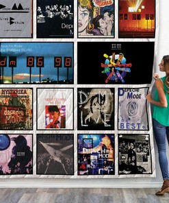 Depeche Mode Albums Collection Quilt Blanket Bedding Set