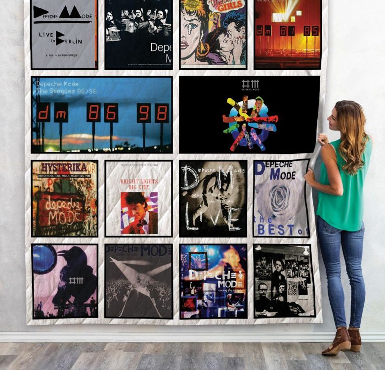 Depeche Mode Albums Collection Quilt Blanket Bedding Set