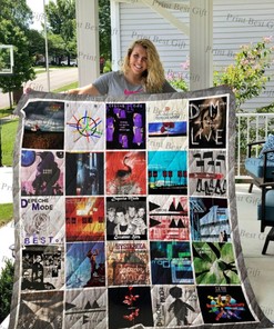 Depeche Mode Albums Cover Poster Quilt Blanket Bedding Set