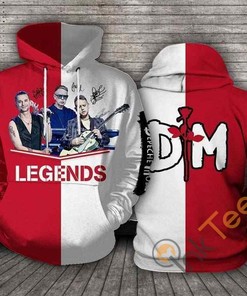 Depeche Mode Legends Signed Hoodie Hoodie 3d