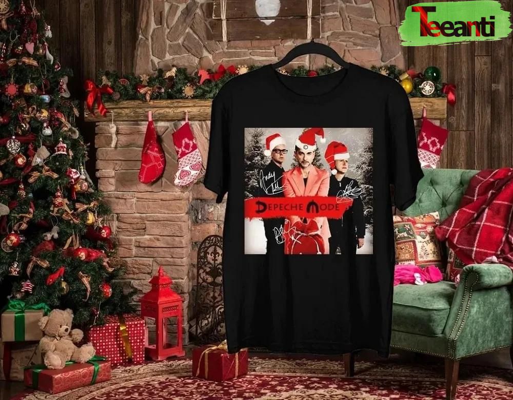 Depeche Mode Signatures Merry Christmas T-Shirt