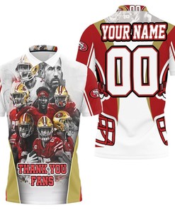 Design San Francisco 49ers Thank You Fans Nfc West Division Super Bowl 2021 Personalized 3D All Over Print Polo Shirt
