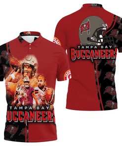 Design Tampa Bay Buccaneers Green Helmet Nfc South Division Champions Super Bowl 2021 3D All Over Print Polo Shirt