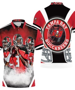 Design Tampa Bay Buccaneers Logo Helmet Nfc South Division Champions Super Bowl 2021 3D All Over Print Polo Shirt