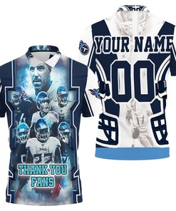 Design Tennessee Titans Thank You Fans Super Bowl 2021 Afc South Division Personalized 3D All Over Print Polo Shirt
