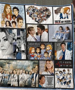 Designs Grey's Anatomy Quilt Blanket Bedding Set