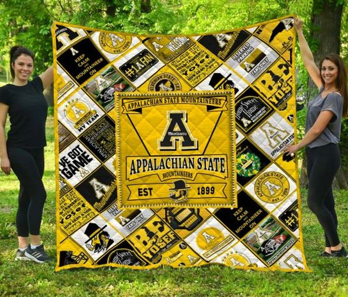 Designs Ncaa Appalachian State Mountaineers Collection Quilt Blanket Bedding Set