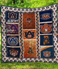 Designs Ncaa Auburn Tigers Quilt Blanket Bedding Set
