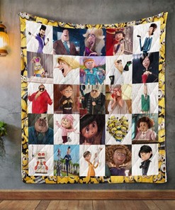 Despicable Me Quilt Blanket Bedding Set for Home Décor
