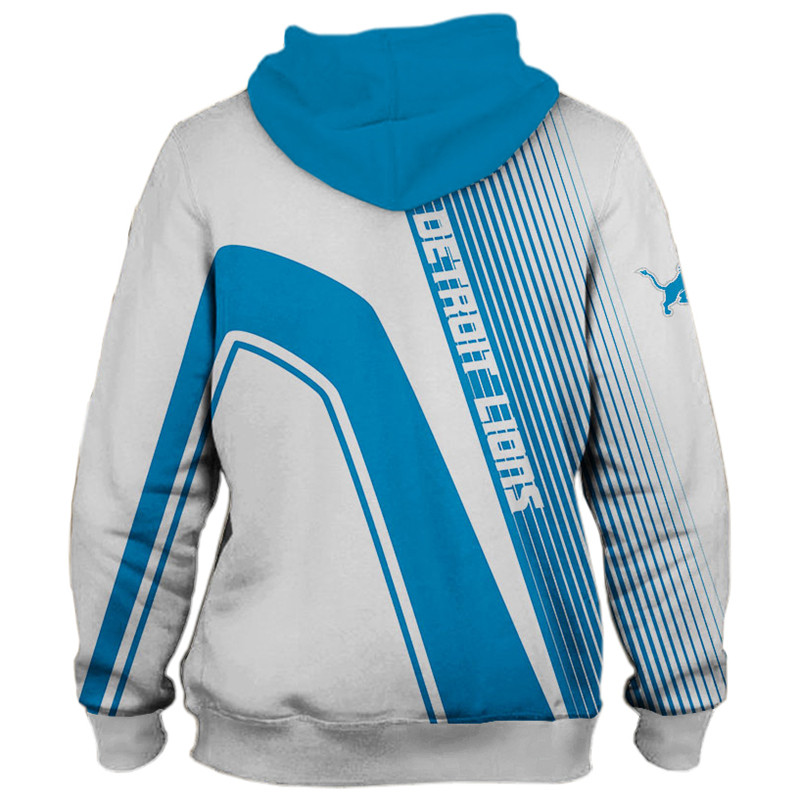 Detroit Lions 3D Zip Hoodie Zip Hoodie Pullover Nfl - Image 3