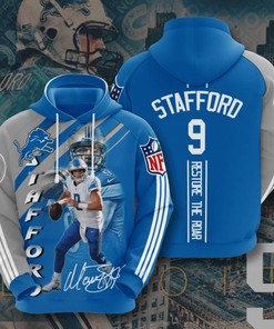 Detroit Lions Custom Sport All Over Print Hoodie 3D 1