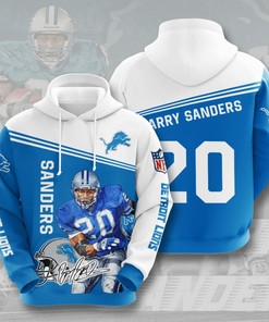 Detroit Lions Custom Sport All Over Print Hoodie 3D 3