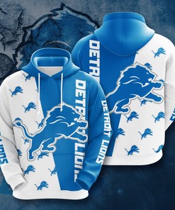 Detroit Lions Custom Sport All Over Print Hoodie 3D 4