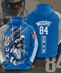 Detroit Lions Custom Sport All Over Print Hoodie 3D 5