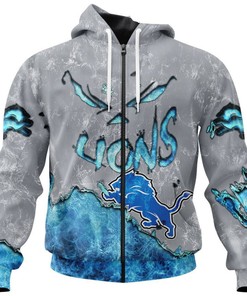 Detroit Lions Hoodie 3D Devil Eyes Gift for Fans