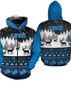 Detroit Lions Hoodie 3D Gifts for Fans