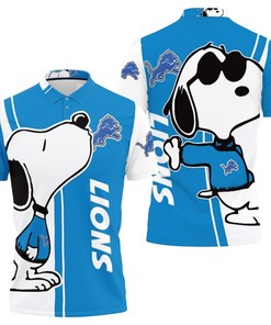 Detroit Lions Snoopy Lover 3d Printed Polo Shirt All Over Print Shirt 3d T-shirt