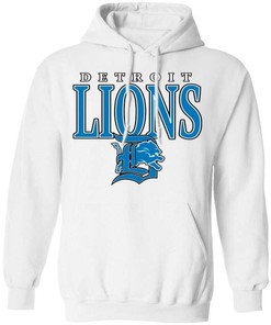 Detroit Lions Vintage Unisex Nfl Hoodie
