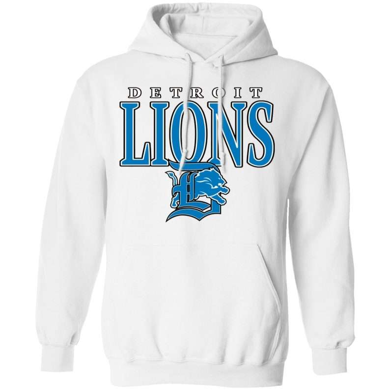 Detroit Lions Vintage Unisex Nfl Hoodie