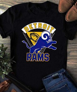 Detroit Rams Black T-Shirt