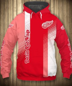 Detroit Red Wings Hoodie 3D Cute Design Pullover Nhl